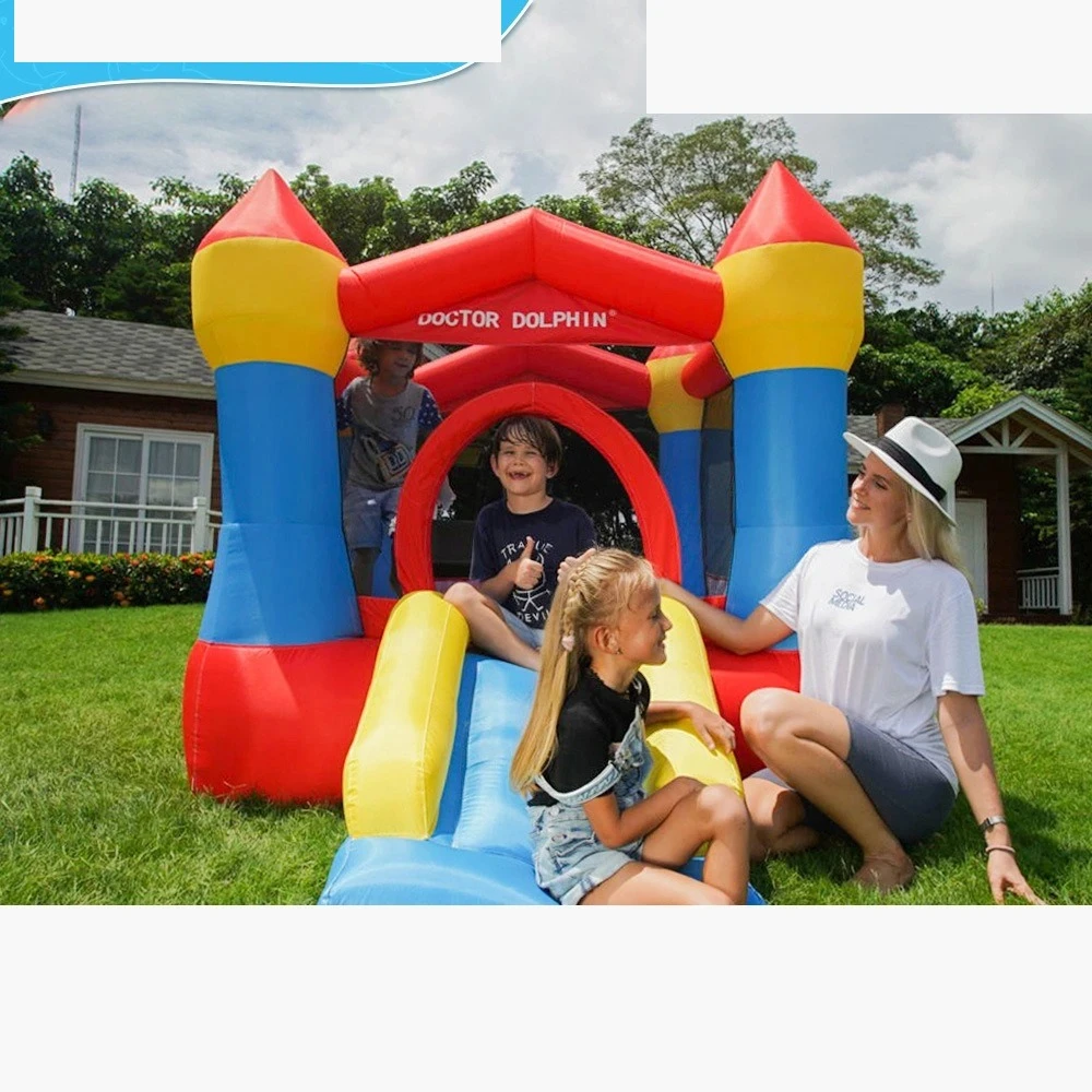 Inflatable Castle Small Home Castle Amusement Park Inflatable Slide Outdoor Inflatable Trampoline
