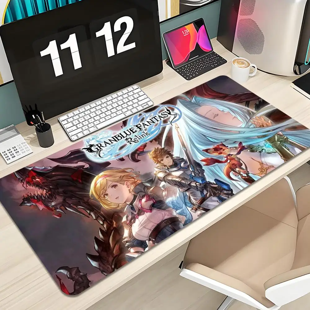 

GRANBLUE FANTASY Relink Mouse Pad Keyboard Mousepad large 1200X600 mm Desk Mat PC Gamer Office Carpet Home Table pad