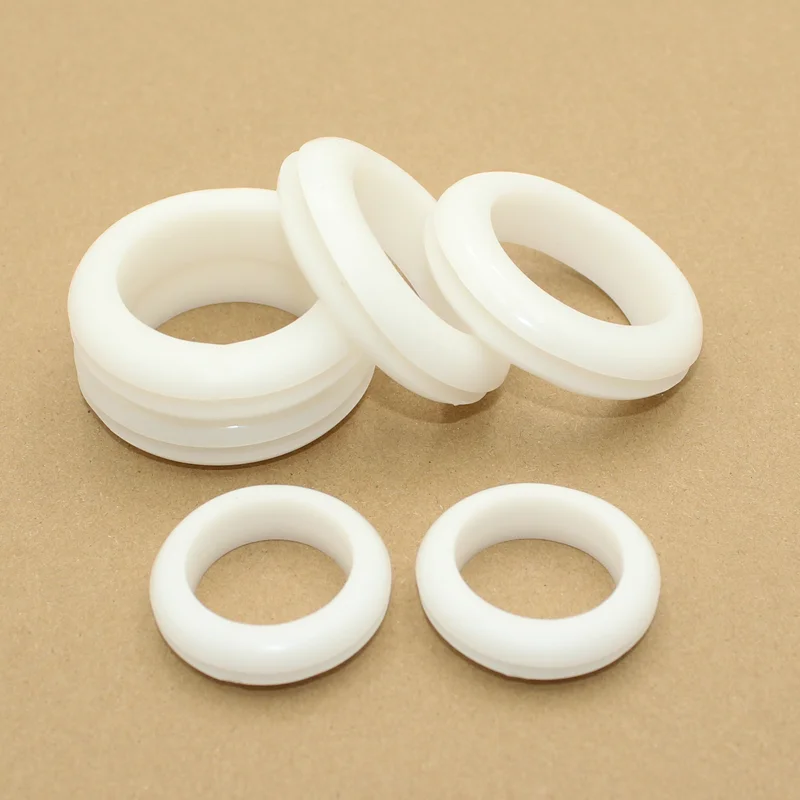 Weißer O-Ring, Gummi-Unterlegscheibe, Dichtung, Tülle, elektrische Dichtung, O-Ring 30 45 60 mm, zum Schutz von Draht, Kabelloch, Ring, Unterlegscheibe – Detail 2