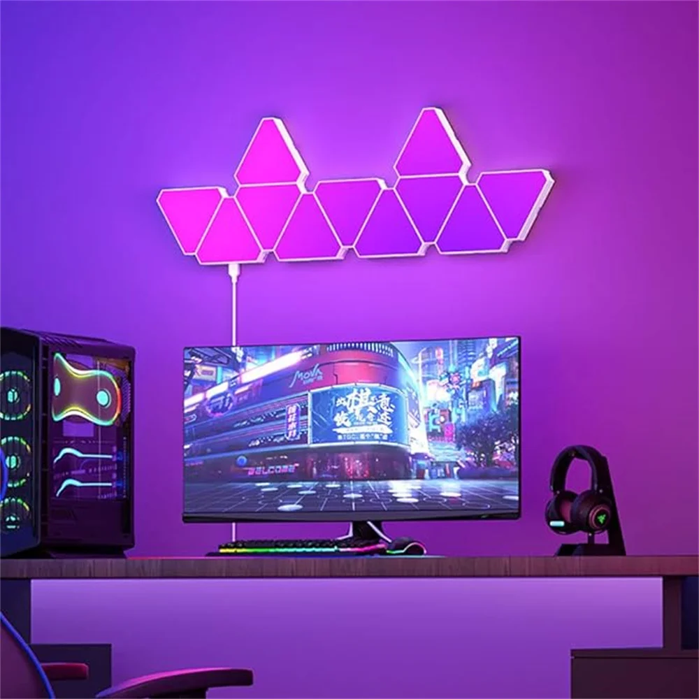 New Original Nanoleaf Triangle Night Full Color Smart Odd Light Work with Mijia for Apple Homekit Google Home Custom Setting