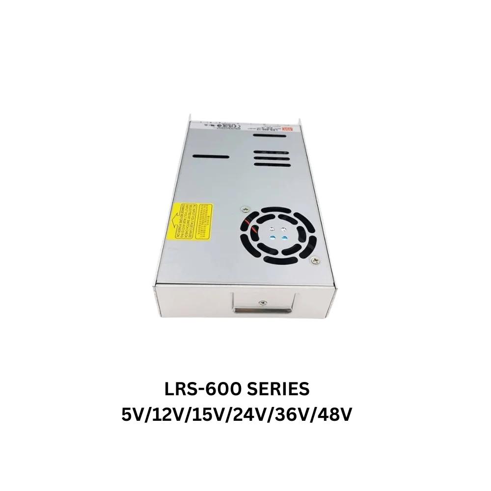 MEAN WELL LRS-600 Series 600W 5V/12V/15V/24/36V/48V Single Output Switching Power Supply With Fan 100% Original Brand New