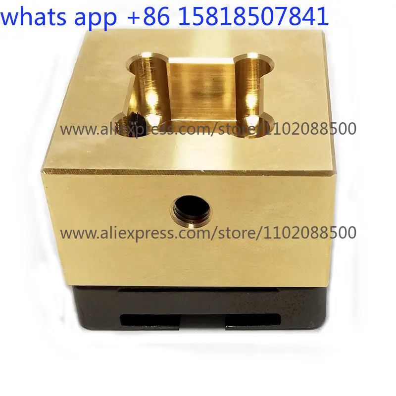 Square brass chuck integrated square hole type reference element fixture fixture clamping base