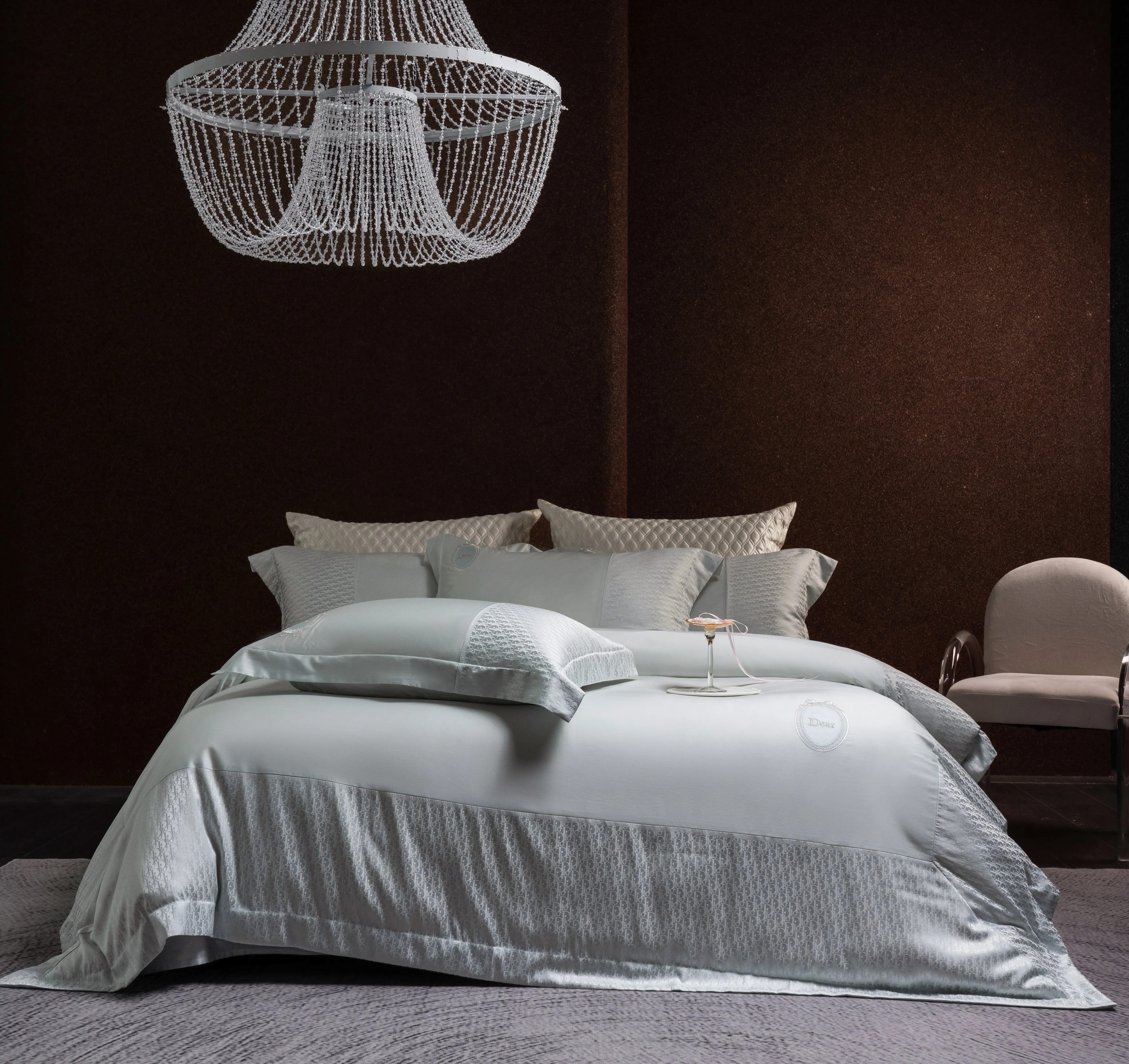 Soft Solid Color Bed Linen Bedding Set  Duvet Cover Bed Sheet Pillowcases Luxury Home Hotel Bedroom Decoration Bedding Sets
