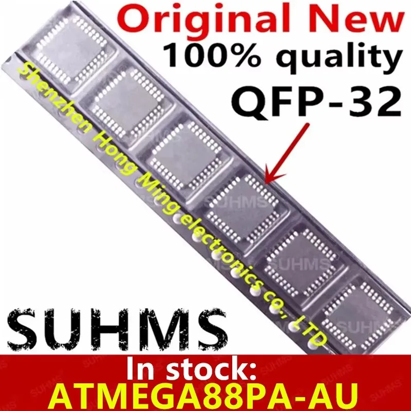 (2-5piece)100% New ATMEGA88PA-AU ATMEGA88PA ATMEGA88 QFP-32
