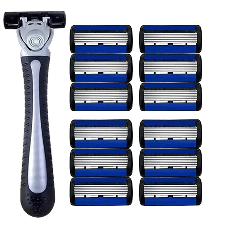 

Shaver Brand New Design Women Razor Shaving Six Layer Shaver Reusable Razor Imported Blade Multi Tool Head Change