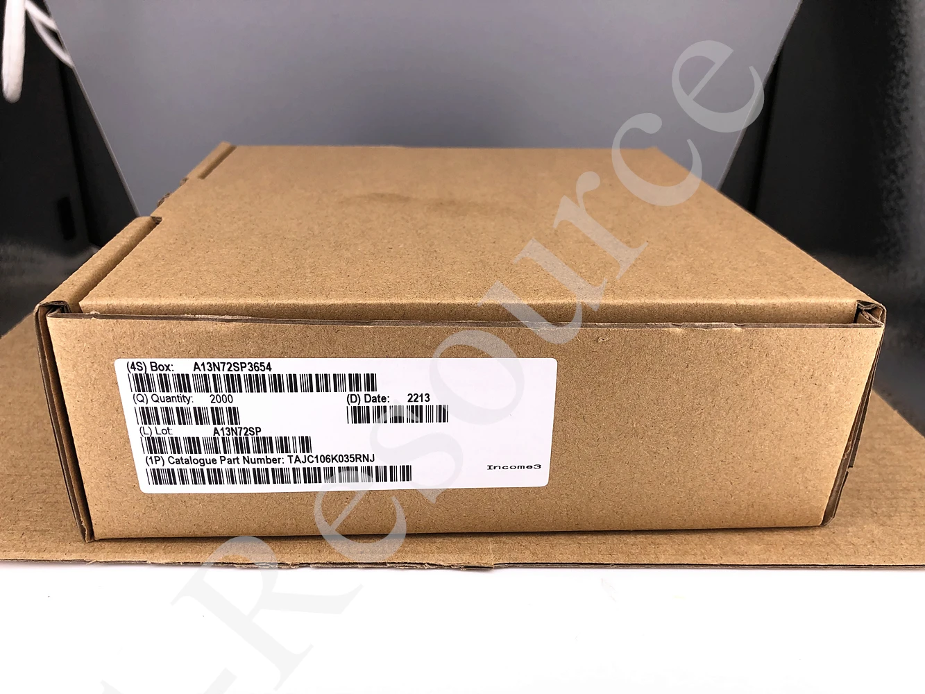 (10pcs) Surface mount tantalum capacitor C type 2312/6032 35V 10UF (Marking 106V) ±10%