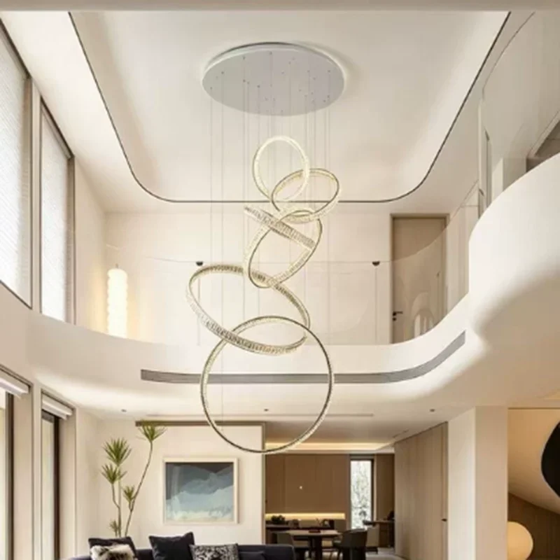 Luxury Crystal Living Room Chandelier, Dining Room Pendant Lamp, Ceiling Light, Indoor Lighting,Home Decoration Pendant Lights