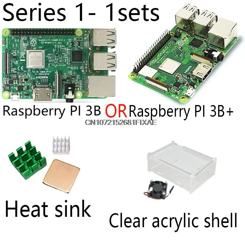 Imagem -04 - Raspberry pi Modelo b 3b Mais Plus Bcm2837 1.2g Wifi 2.4g 5g Bluetooth Poe Original