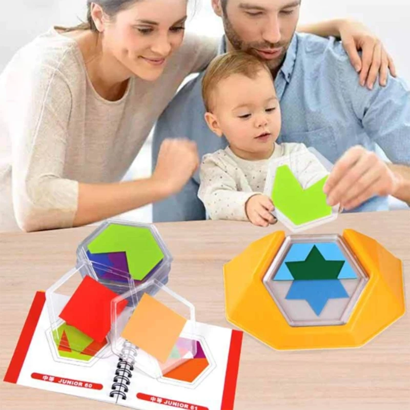 Puzzle da tavolo con abbinamento colori Giocattolo educativo per bambini con pensiero logico