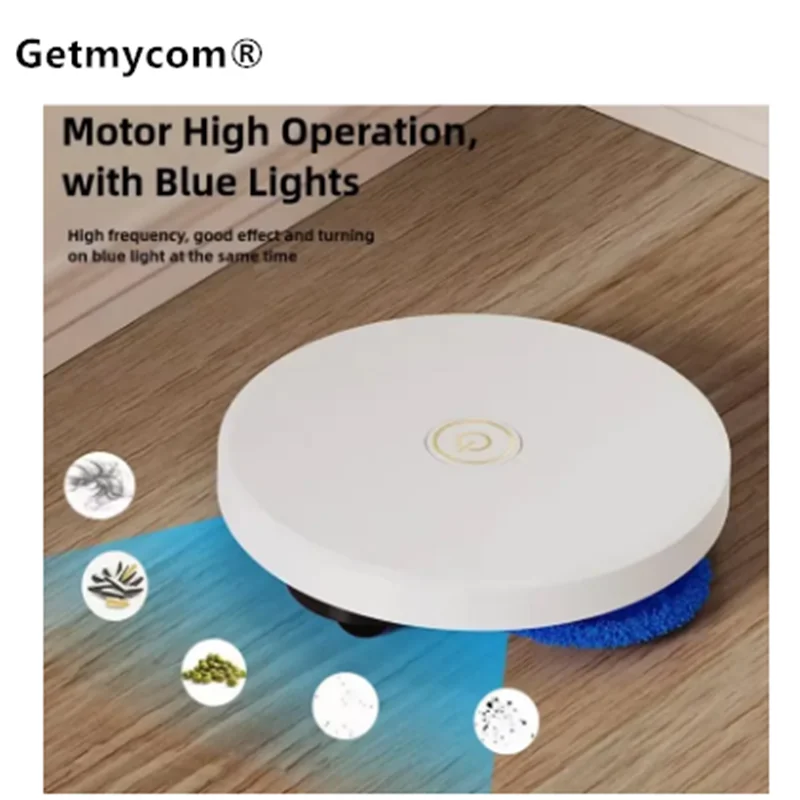 Smart Sweeping Robot Dual-Wheel Smart Floor Mopping Machine Automatic Wet Dry USB Rechargeable Mop For Household Cleaning