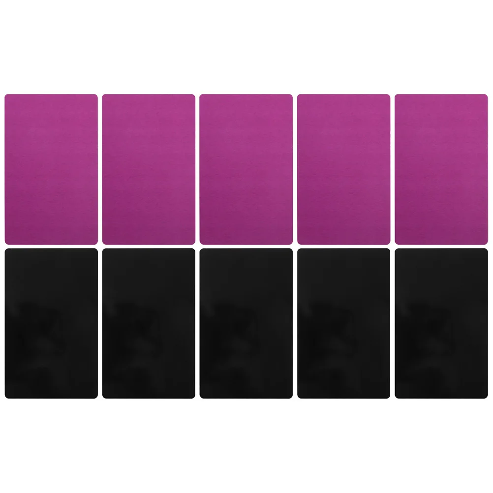 10Pcs Metal Business Cards Blank Metal Name Cards Engraving Sublimation Business Card Blanks Name Card