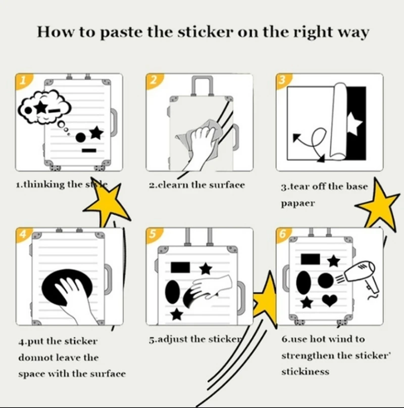 10/30/60Pcs Military Style Gun Stickers Cartoon Graffiti Waterproof Sticker Handbook Luggage Suitcase Notebook Laptop Motorbike