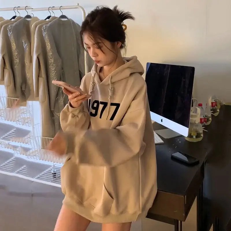 Felpe con zip con cappuccio Stile coreano Donna Rockabilly Nastro dipinto non in pile Fiore da ragazzina moderno Kwaii Boho Tricolor Girlish