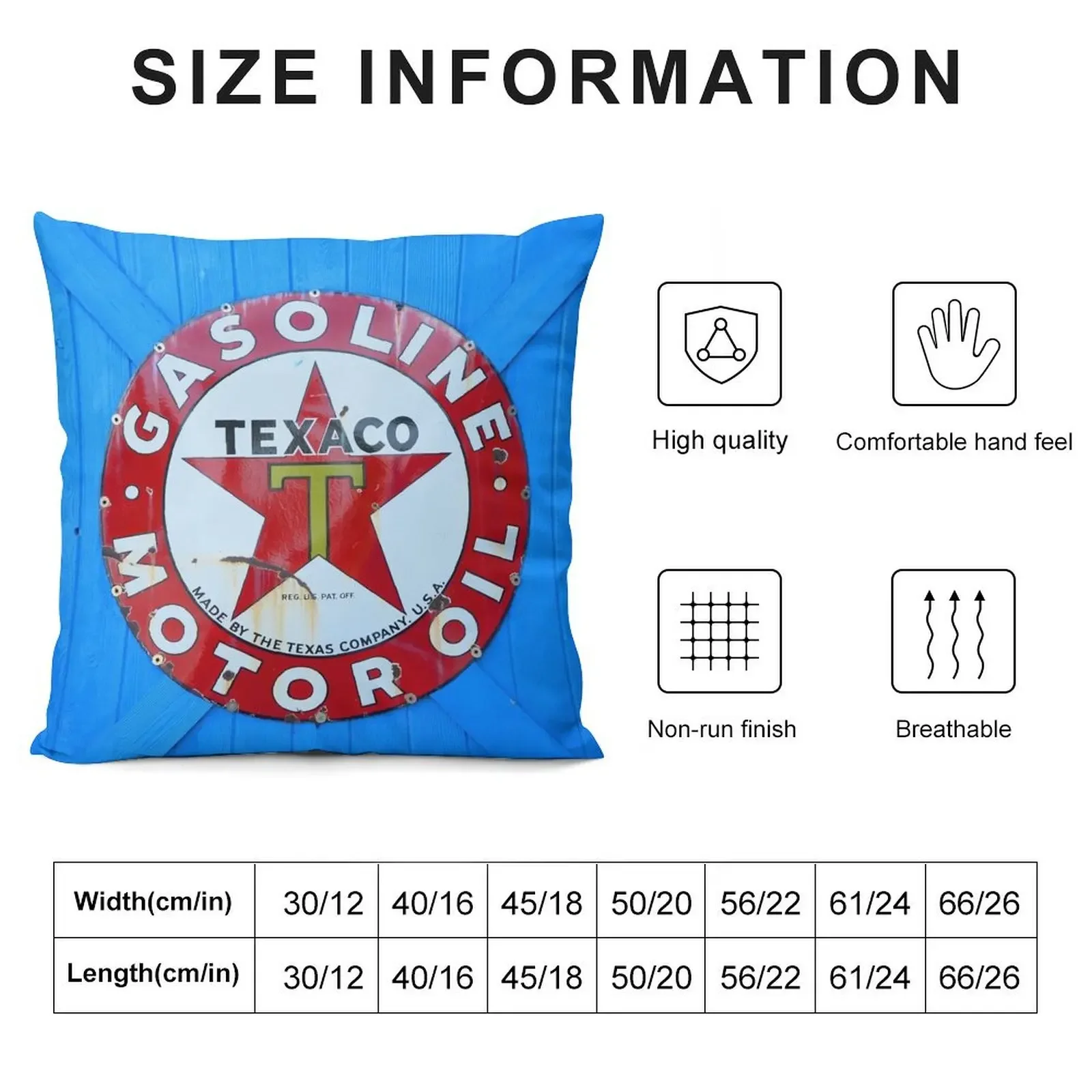 Texaco star Throw Pillow luxury decor Sitting Cushion Decorative pillowcase Anime pillow