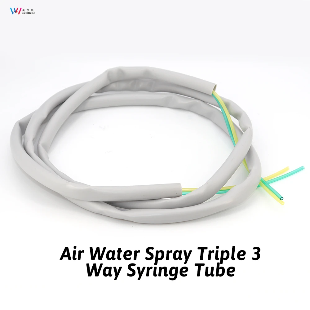 Dental Tube Hose for Air Water Spray Triple 3 Way Syringe Handpiece  Silicone Tube Hose Dental Chair Accessories Materials