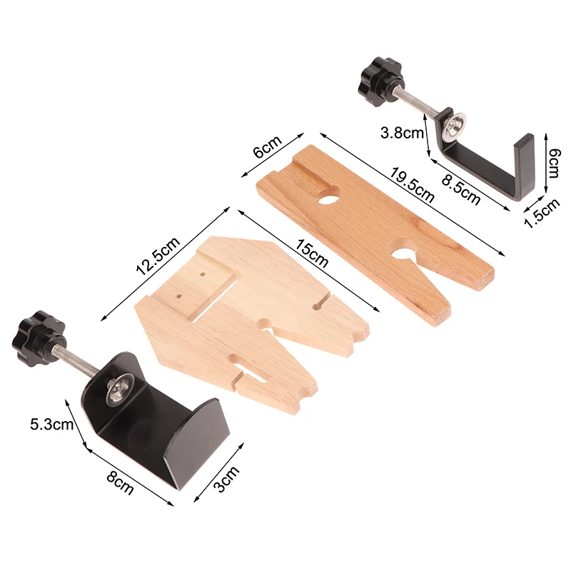 هوا هوا 1 مجموعة مقاعد البدلاء دبوس المشبك الخامس فتحة تحديد كليب ل منضدة خشبية قابل للتعديل مجوهرات المشبك أداة #6