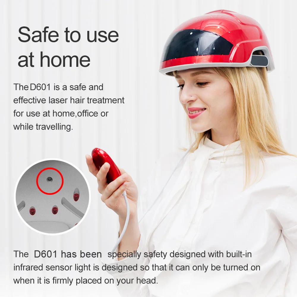 SGROW Hot Selling Hat Comfortable 650nm 660nm 670nm Red Light Device Lazer Hair Growth Helmet