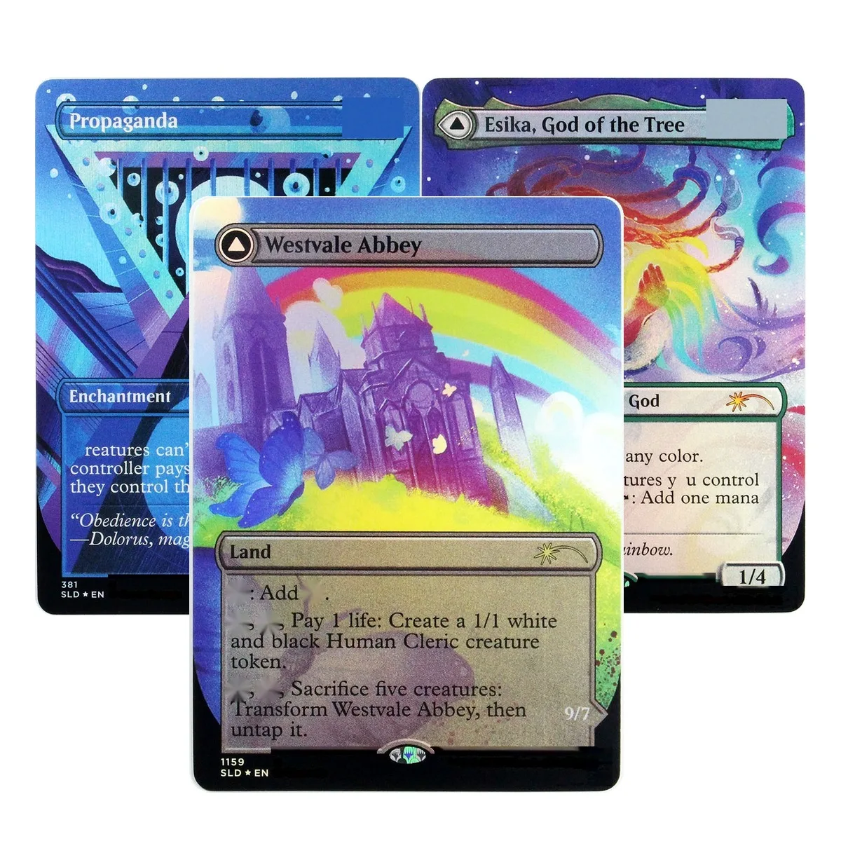 SLD Double Foil Propaganda Archangel Avacyn Bloodline Keeper TCG Proxy Cards Custom Top Quality Game Collection Trading Cards