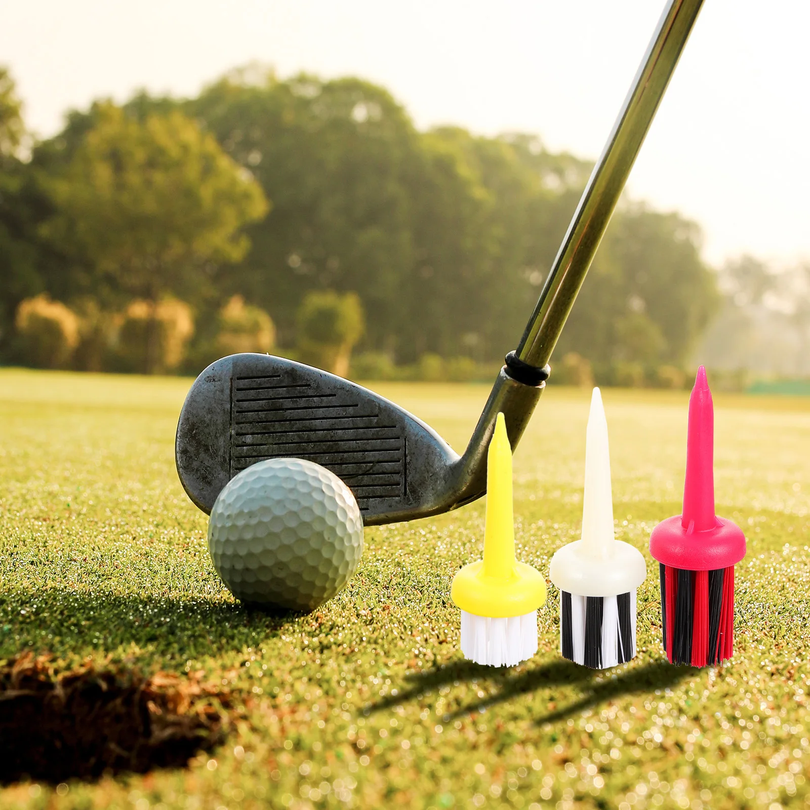 

9pcs Golf Club Brush Set Professional Groove Cleaner Reusable Flexible Ball Brush For Outdoor Indoor Practice Golf Accessories