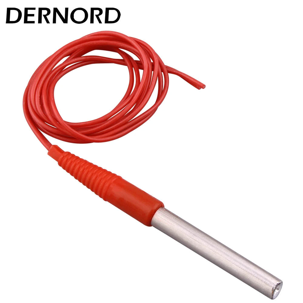 DC 12v 24V Immersion Cartridge Heater 50W 100w Tube Heater with 1M Water Proof Cable  Heating Element