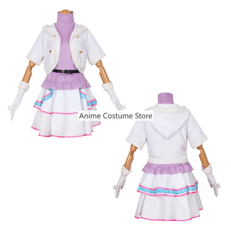 Anime LoveLive Snow Halation EliAyase Sonoda Umi Kotori Minami Maki Nishikino Cosplay Costume Love Live μ'S Snow Lolita Dress