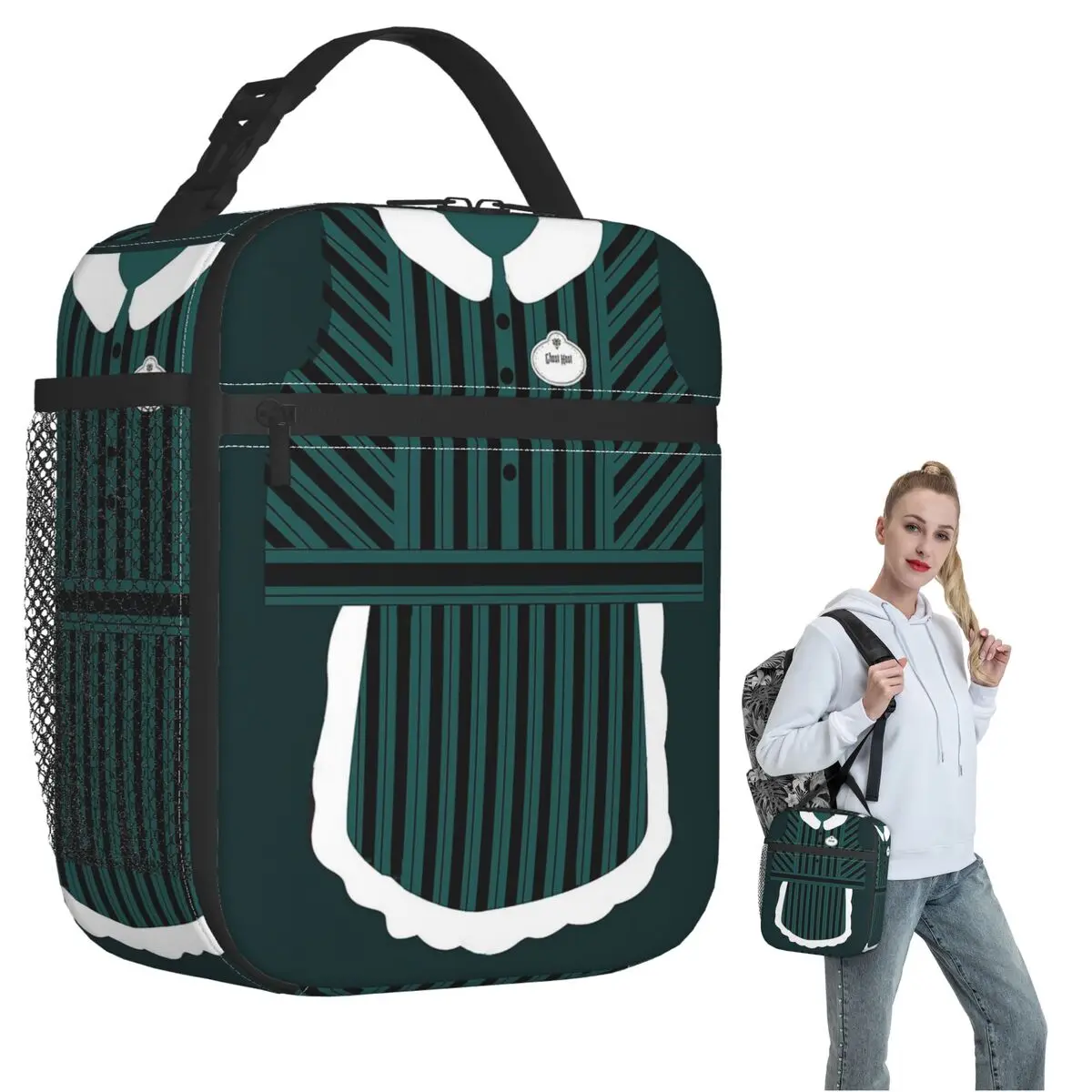 Haunted Mansion Dress Insulated Lunch Bag for Women Kids Leakproof Food Boxes Thermal Lunch Box Tote