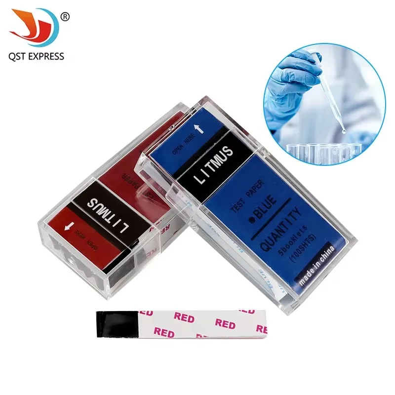 pH Acid Base Indicator Test Strips Quick pH Level Testing Strips Multipurpose Liquid Testing Paper Box Package