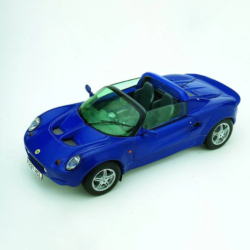 Diecast scala 1/18 Lotus Elise Sports Car simulazione modello di auto in lega Display statico giocattolo da collezione regalo Souvenir Decration