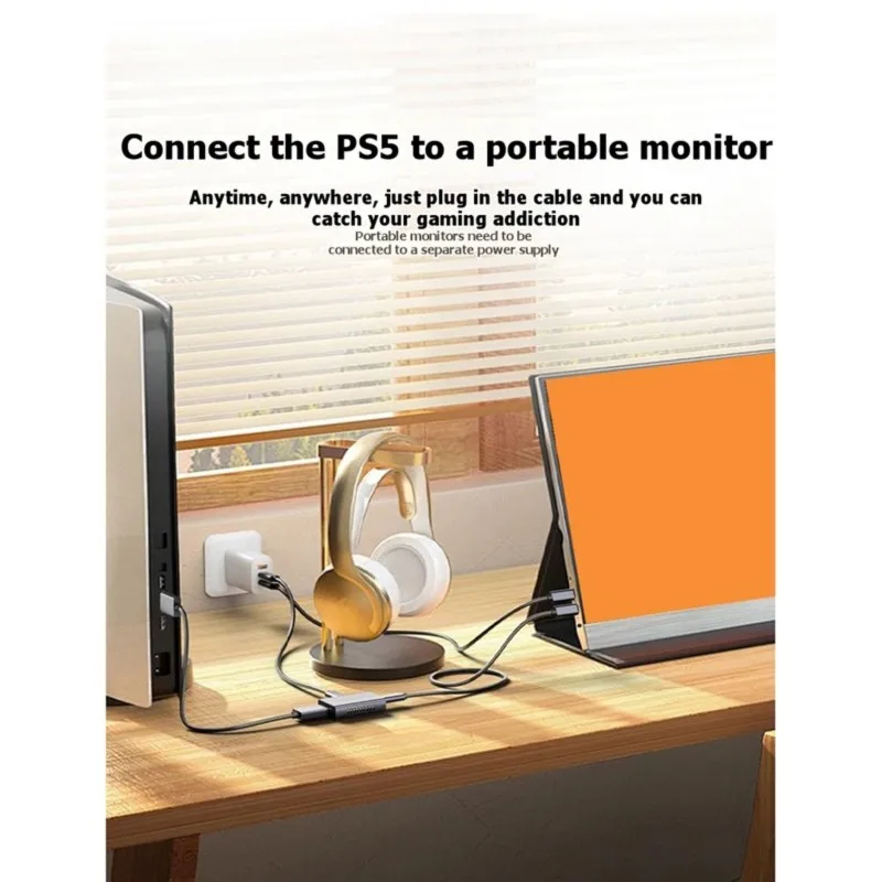 

[LXYA68Z!] Type-C Female To Converter 8K 60Hz Screen Projection Projector Adapter Compatibility