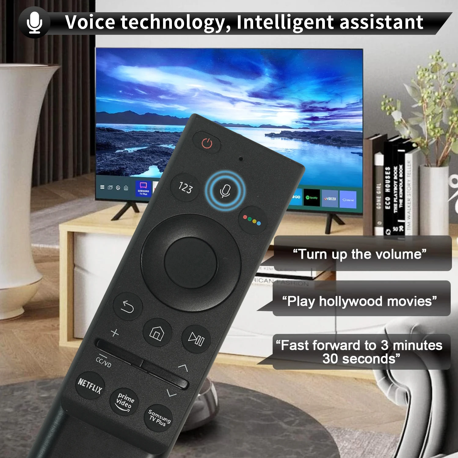 Voice BN59-01363A for Samsung-Smart-TV-Remote, New Upgraded for Samsung Remote Control