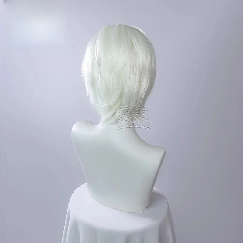 Jogo genshin impacto bennett nova peruca de pele curta 30cm loira marrom peruca anime cosplay resistente ao calor perucas sintéticas