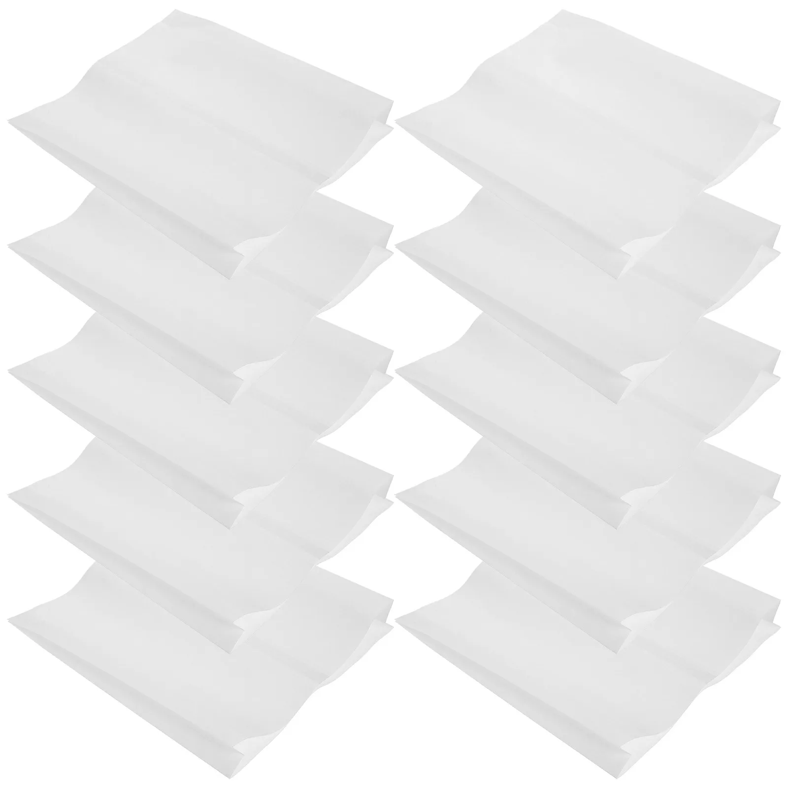 100Pcs Greaseproof Paper Bags Opening Shape for French Fries Hot Dogs Snacks Baking Food Packaging Disposable Food Container