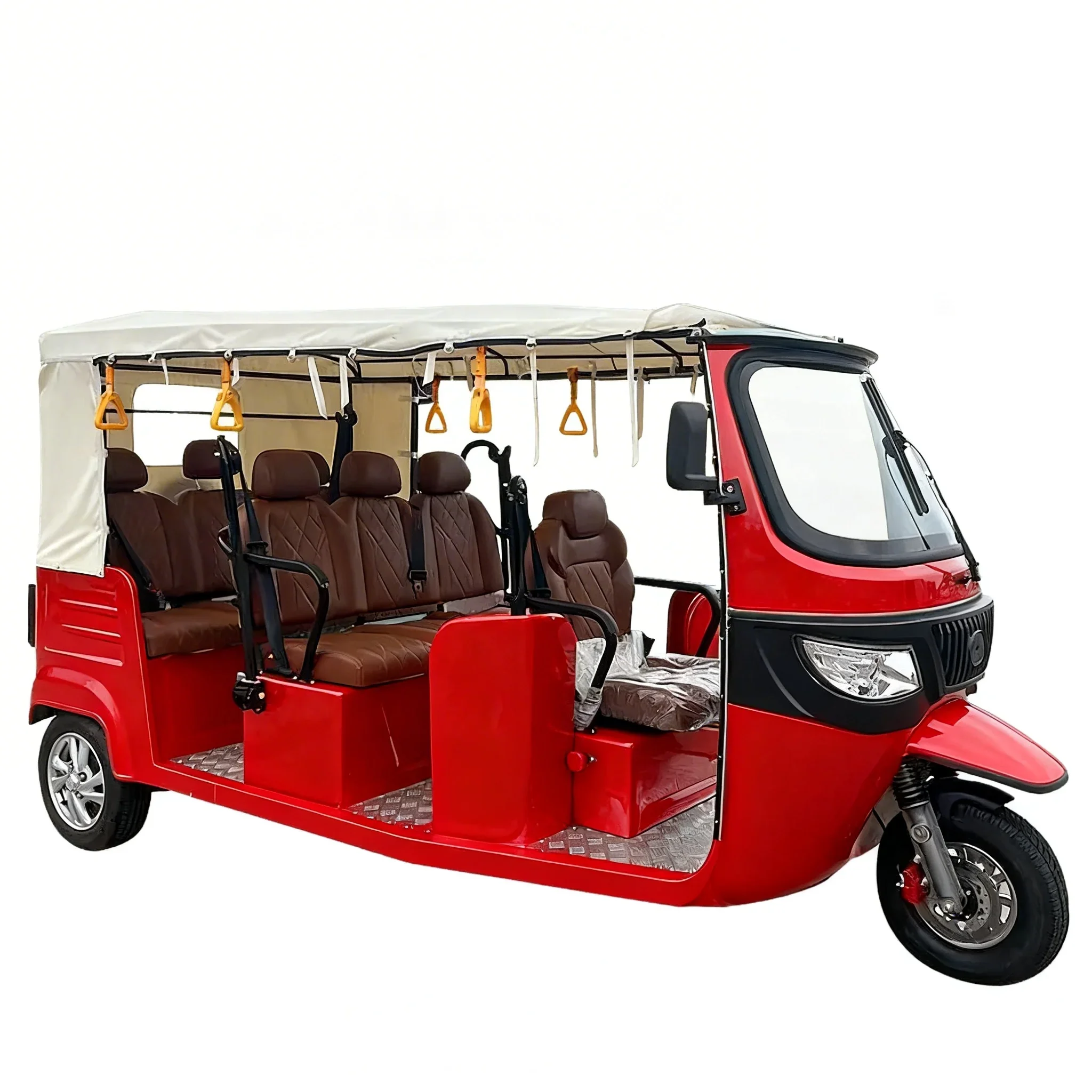 SXLL ELION-B1pro 2025 New Arrival Open Bajaj Adult 3-Wheel Rickshaw 7-Seat Electric Passenger Tricycle Tuk Tuk Taxi