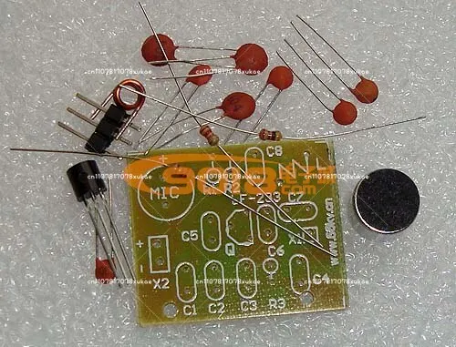Simple Wireless Microphone Circuit Parts FM FM Transmitter Board, Wireless Microphone DIY Electronic Production Kit