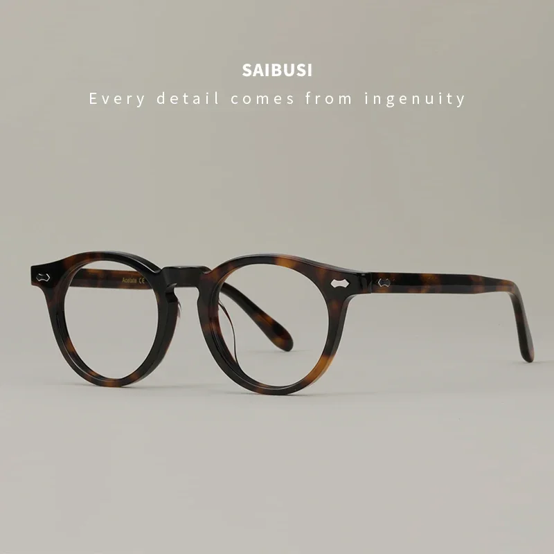 High Quality Fashion Trends Men Women Reading Glasses Frame Acetate Prescription Eye Glasses Optical Handmade Eyewear