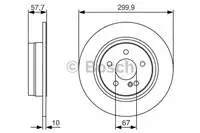 

0986479 S92 for brake disc rear W204 t204 cc204 11 C207 207 inch