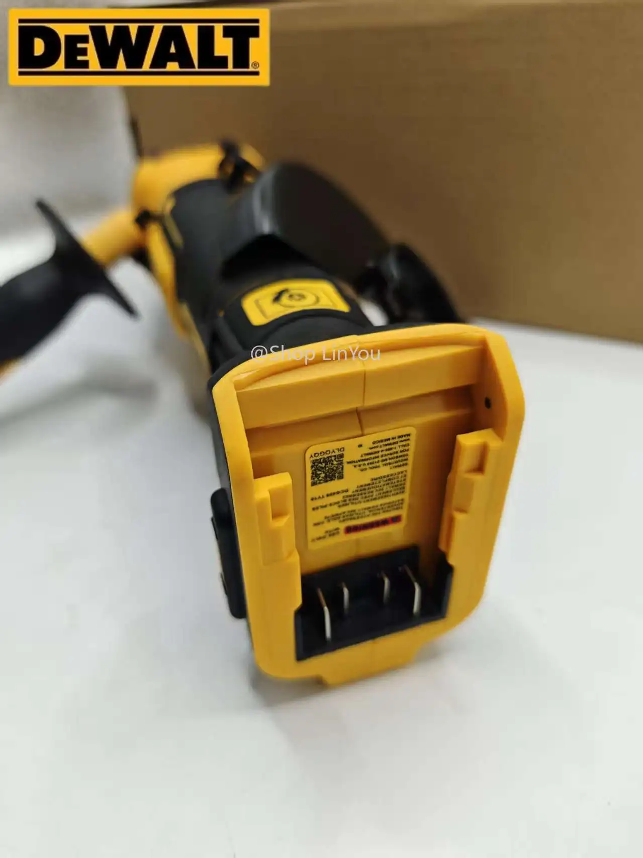 DEWALT DCG409 Cordless Angle Grinder, 20V Brushless Motor Cutting Machine, 9000RPM 125mm Portable Polisher Power Tool