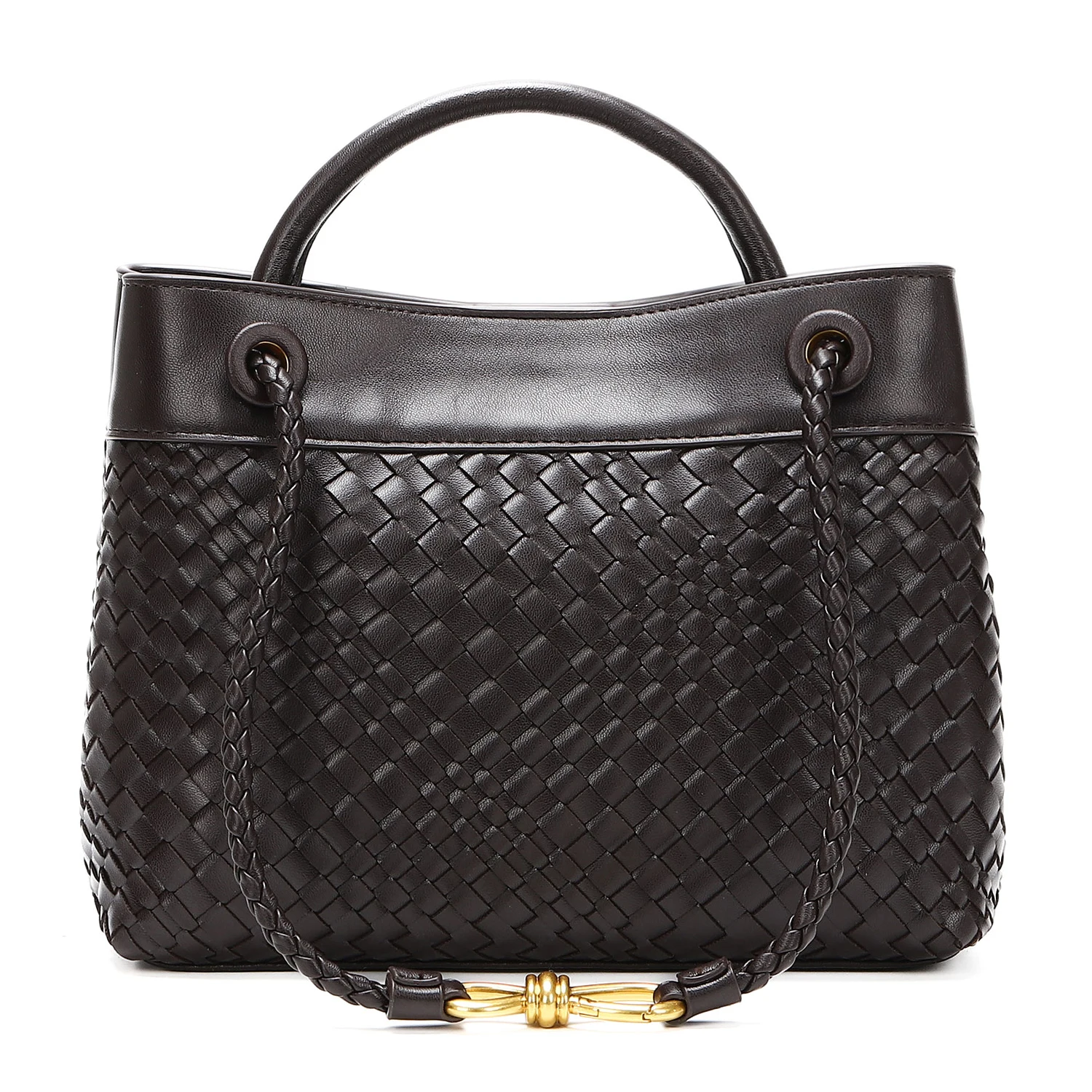 

Woven Tote Bag for Women Vegan Leather Shoulder Handbag Designer Top Handle Purses Fashion Summer Beach Tote Bags