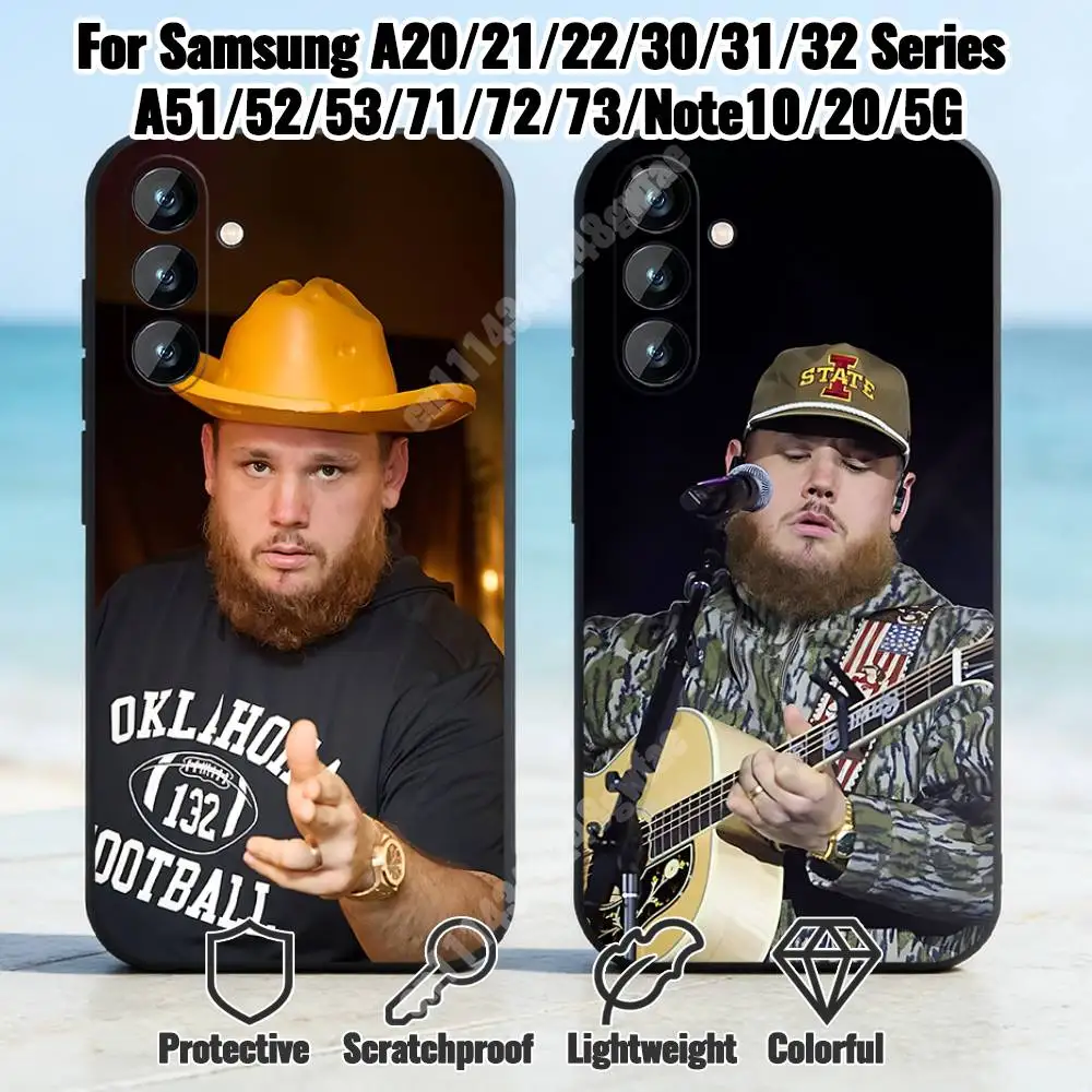 L-Luke C-Combs The Way I Am Phone Case for Samsung Galaxy A10 11 12 A20 21 22 S E A70 71 72 73 Shockproof Bumper