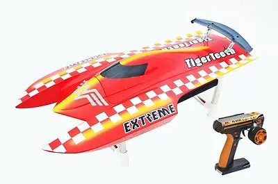 

E22 Fiber 70KM/H Glass Red Electric High Speed Racing RTR RC Boat W/ Motor Servo ESC Battery Toucan for Boy Gifts THZH0022-SMT8