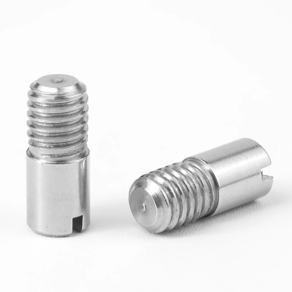 Slotted Cylindrical Pin with External Thread 304 Stainless Steel M2 M2.5 M3 M4 M5 M6 M8 N10 Locating Dowel Paraller Pins