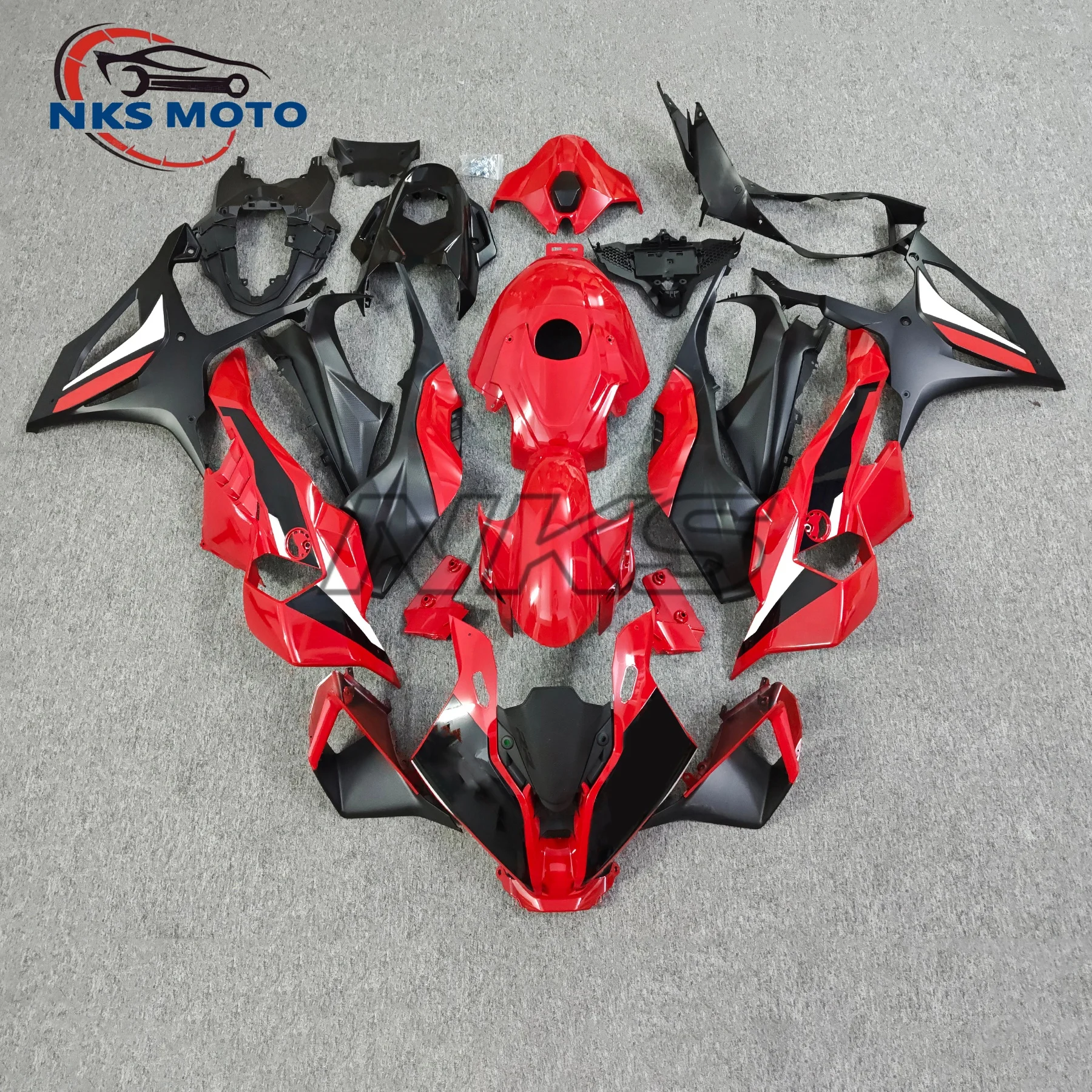 High-Quality Motorcycle ABS Injection Molded Red Black Full Fairing kit For BMW S1000RR 2023 2024 2025 2026