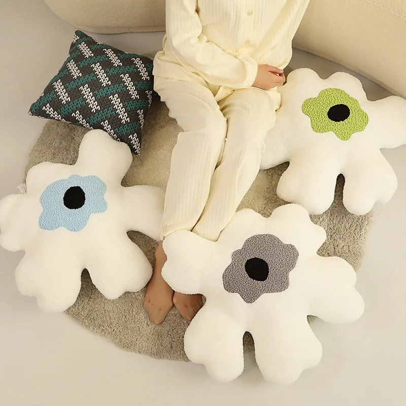 New Strange-shaped Flower Pillow Personality Plush Cushion Bedroom Decorations Birthday Gift Christmas Kid Girlfriend