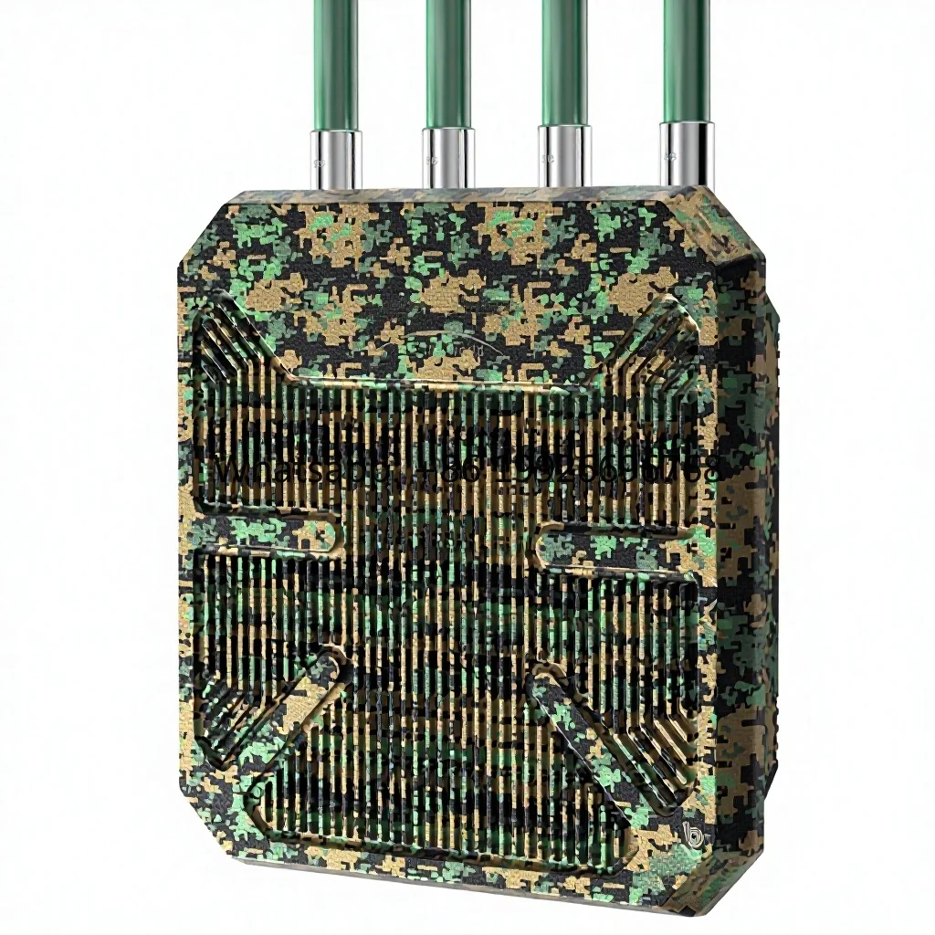 WiFi 6 AX3000 Dual-Frequency Long-Distance AP 500m Coverage IP67 Waterproof Repeater Amplifier 2 Antennas Camouflage