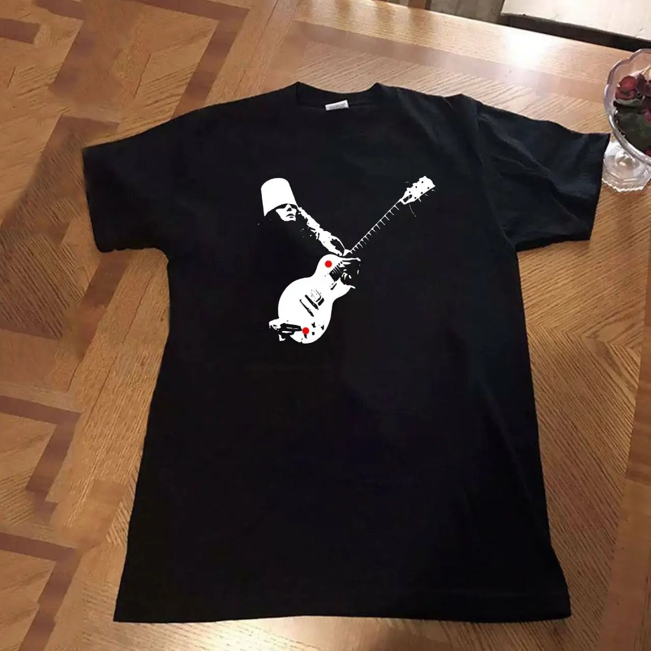 Buckethead Play Guitar Black Tshirt Sweatshirt Hoodies Unisex Size S 4XL Adult High Quality Best Gift