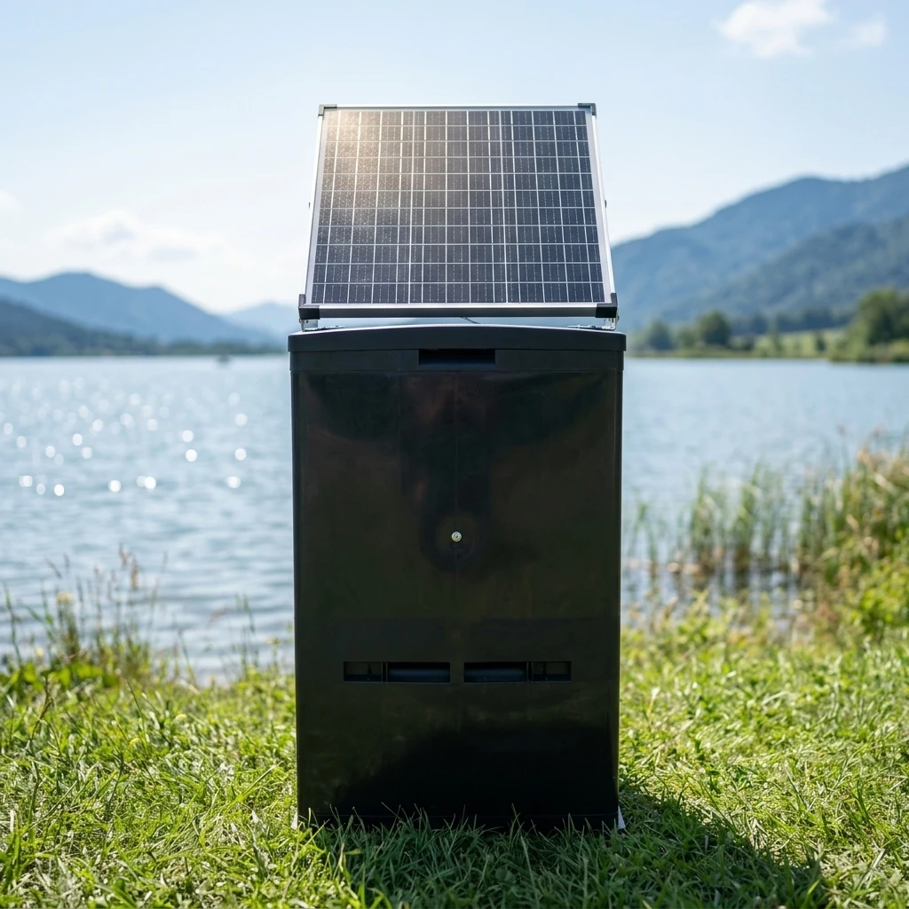 Equipped with a Timed Control Panel, the Automatic Feeding Solar Feeder Is Suitable for Aquaculture Fish and Shrimp ponds