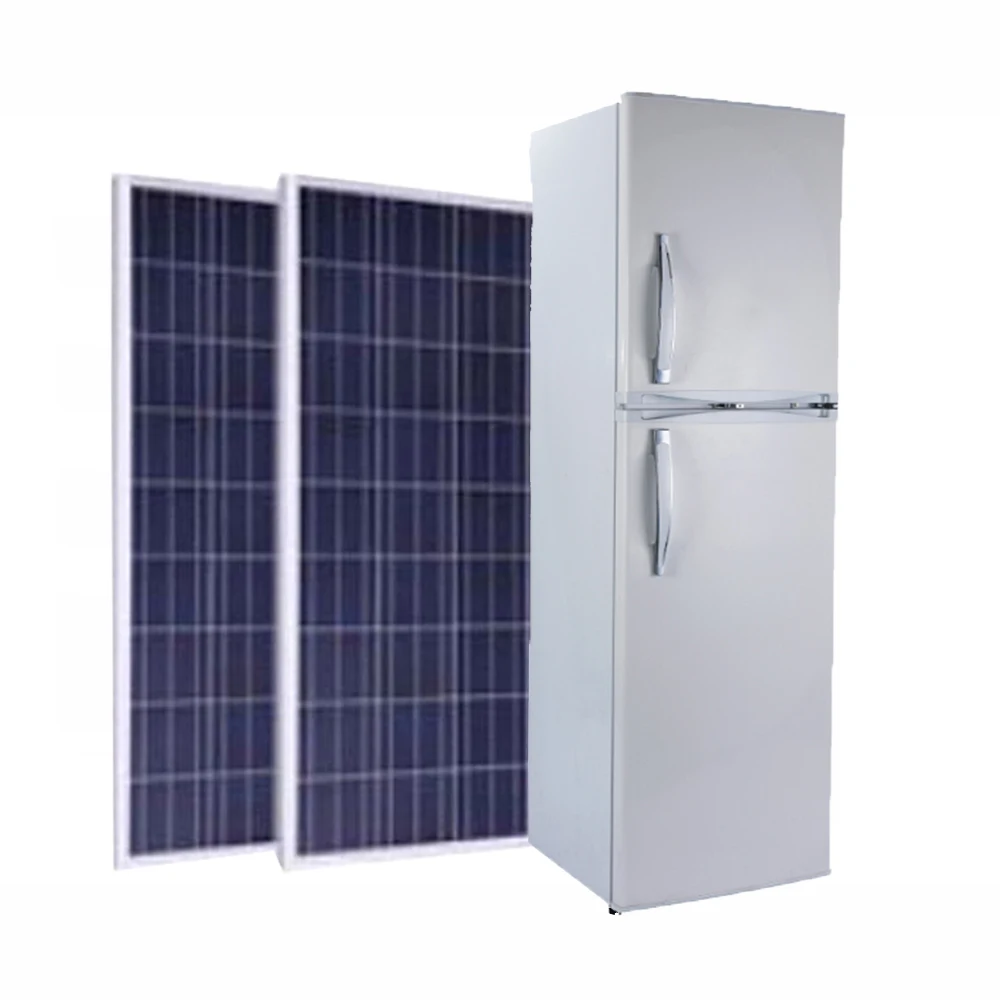295L Custom Color VCM.S.S DC Double Door 24V 12V Fridge Solar
