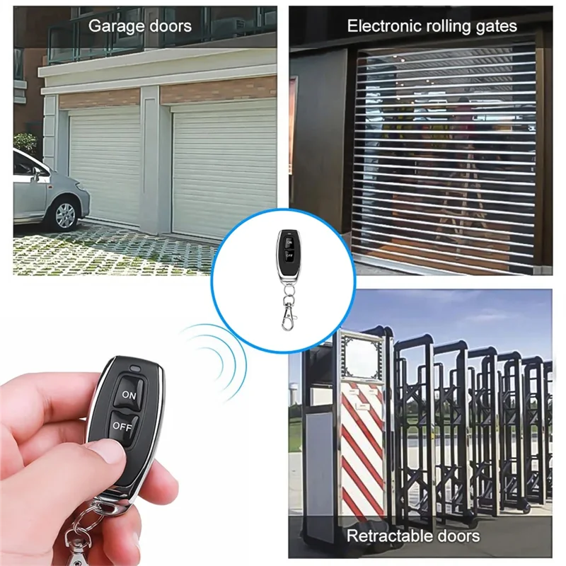 High Quality-RF 433Mhz Wireless Remote Control Switch For 220V 30A Relay Lighting Dust Collector Pump Motor Fan & More