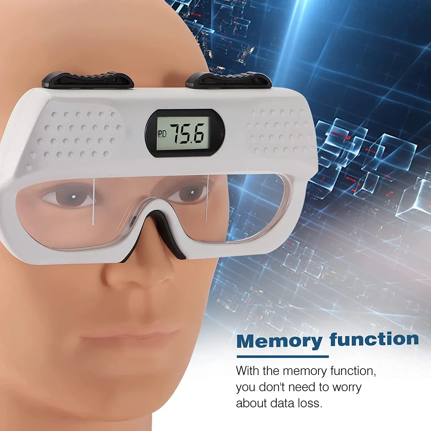 Optometry Digital Pd Meter Ophthalmic Eye Pupil Distance Measuring Ruler Optical Pupilometer Easy to Use