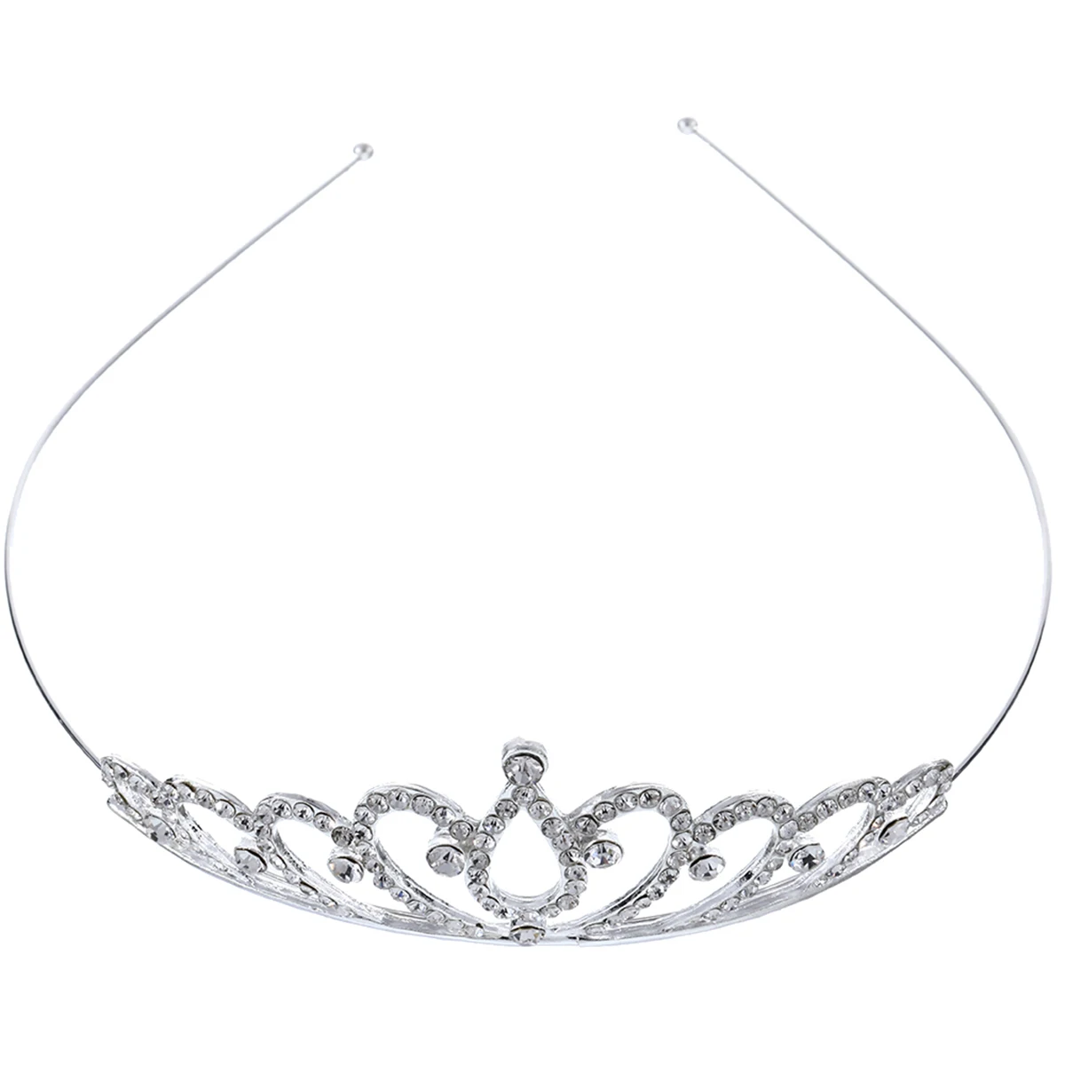 

Elegant Bridal Tiara Rhinestones Women Wedding Headpieces Lightweight Brightness Glittering Jewelries Engagement Parties Popular